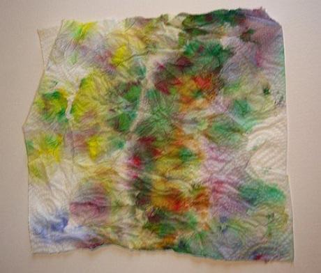 Gebrauchtes Pinsel-Tuch (Küchenpapier) - Viviane Wenz - Array auf Array - Array - Array Gebrauchtes Pinsel-Tuch (Küchenpapier) - Viviane Wenz - Array auf Array - Array - Array