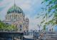 Berliner Dom - Helen Lang - Acryl auf Leinwand - Architektur - Realismus Berliner Dom - Helen Lang - Acryl auf Leinwand - Architektur - Realismus