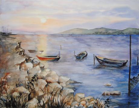 Ruhe nach dem Fischen - Helen Lang - Array auf Array - Array - Array Ruhe nach dem Fischen - Helen Lang - Array auf Array - Array - Array