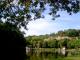 Hochsommer an der Saale in Halle - Wolfgang Bergter -  auf Leinwand - Landschaft - 