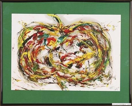 bunter Apfel, gerahmt - Christine Graf - Array auf Array - Array - Array bunter Apfel, gerahmt - Christine Graf - Array auf Array - Array - Array