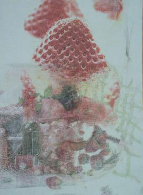 Frottage - Nitrohanddruck - Anja Noll - auf - Array - Frottage - Nitrohanddruck - Anja Noll - auf - Array -