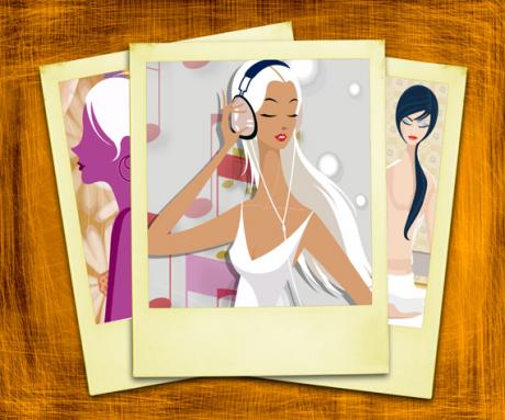 Polariod Beauties - Neon MOORE - auf - Array - Polariod Beauties - Neon MOORE - auf - Array -