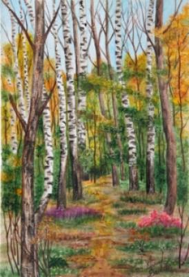 Der Waldpfad - Olga Gellfand - Array auf Array - Array - Der Waldpfad - Olga Gellfand - Array auf Array - Array -