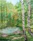 Der Teich - Olga Gellfand - Aquarell auf Papier - Sonstiges - Der Teich - Olga Gellfand - Aquarell auf Papier - Sonstiges -