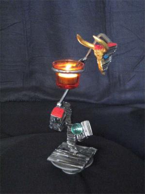 Opferleuchter mit Stierkopf - Roland Kruk - auf - Array - Opferleuchter mit Stierkopf - Roland Kruk - auf - Array -