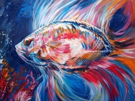 Schleierfisch - Wolfgang Archibald Nagl - Array auf Array - Array - Schleierfisch - Wolfgang Archibald Nagl - Array auf Array - Array -