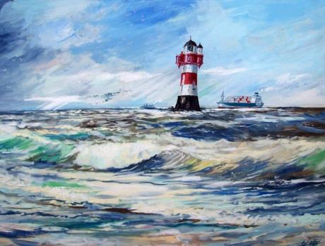 Leuchtturm Roter Sand - Wolfgang Archibald Nagl - Array auf Array - Array - Leuchtturm Roter Sand - Wolfgang Archibald Nagl - Array auf Array - Array -