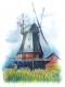 Windmühle - Wolfgang Archibald Nagl - Aquarell auf Papier - Sonstiges - Windmühle - Wolfgang Archibald Nagl - Aquarell auf Papier - Sonstiges -
