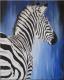 Zebra II - Sabrina Seck - Ãl auf Leinwand - Wildtiere - Naturalismus-Realismus Zebra II - Sabrina Seck - Ãl auf Leinwand - Wildtiere - Naturalismus-Realismus