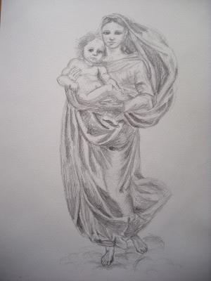 Raffaels Sixtinische Madonna - Christin Dahms - Array auf - - Raffaels Sixtinische Madonna - Christin Dahms - Array auf - -