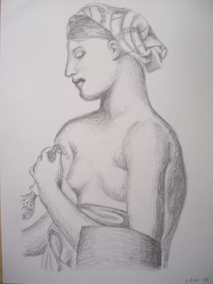 Frau aus Ingres´ Türkischem Bad - Christin Dahms - Array auf - - Frau aus Ingres´ Türkischem Bad - Christin Dahms - Array auf - -