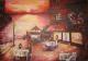 Cafe im Abendrot - Helen Lang - Acryl auf Leinwand - Sonnenuntergang - Impressionismus Cafe im Abendrot - Helen Lang - Acryl auf Leinwand - Sonnenuntergang - Impressionismus