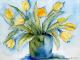 gelbe Tulpen, Nr. A019, 04/2002, Eva Goerlich - Eva Goerlich - Aquarell auf Papier - Sonstiges - gelbe Tulpen, Nr. A019, 04/2002, Eva Goerlich - Eva Goerlich - Aquarell auf Papier - Sonstiges -