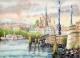 GenÃ¨ve (2001) -Ronald KÃ¶tteritzsch- -  Ronald KÃ¶tteritzsch - Aquarell auf Papier - Sonstiges - 
