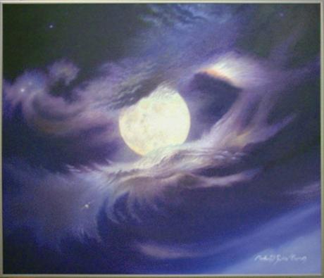 Mond zwischen Wolken (2002) - Astrid Stolberg - auf Array - Array - Mond zwischen Wolken (2002) - Astrid Stolberg - auf Array - Array -