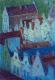 DÃ¤cherlandschaft Danzig (2001) Friedhard Meyer - Friedhard Meyer - Acryl auf Papier - Sonstiges - 