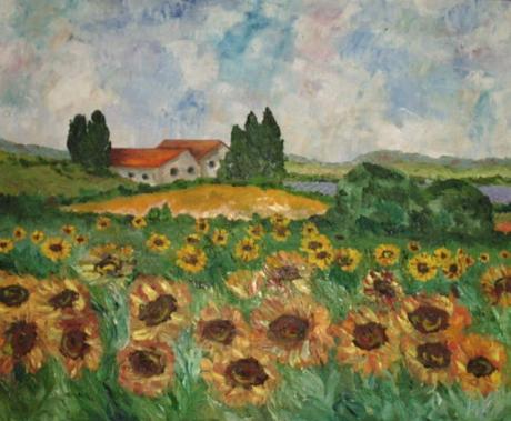 Sonnenblumen IV (2001) Annemarie Kogler - Annemarie Kogler - Array auf Array - Array - Sonnenblumen IV (2001) Annemarie Kogler - Annemarie Kogler - Array auf Array - Array -