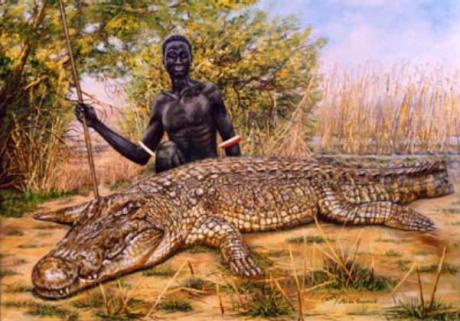 Krokodil - Karin Broszeit-Borchert - Array auf Array - Array - Krokodil - Karin Broszeit-Borchert - Array auf Array - Array -