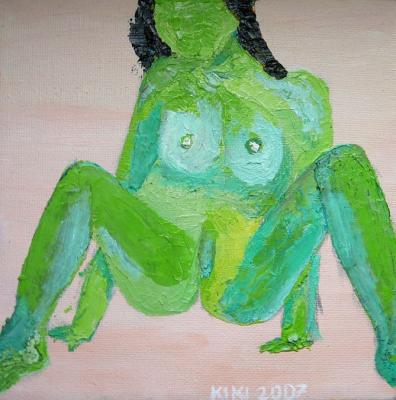 Akt Grün 1 (2007) - Reinhard KIKI - Array auf Array - Array - Akt Grün 1 (2007) - Reinhard KIKI - Array auf Array - Array -