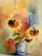 Sonnenblumen mit blauer Vase (2006) Sonnenblumen mit blauer Vase (2006)