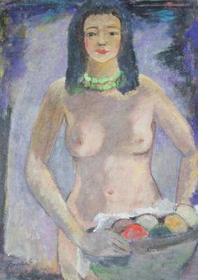 Weiblicher Halbakt - Helmut Gockel - Array auf Array - Array - Weiblicher Halbakt - Helmut Gockel - Array auf Array - Array -