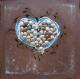 Muschelherz Braun - Bianka Nittmann - Acryl-Ãl auf Leinwand - Sonstiges - Muschelherz Braun - Bianka Nittmann - Acryl-Ãl auf Leinwand - Sonstiges -
