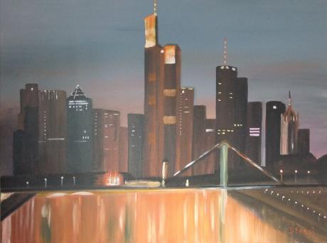 Frankfurt bei Nacht - Barbara Schui - auf Array - Array - Frankfurt bei Nacht - Barbara Schui - auf Array - Array -