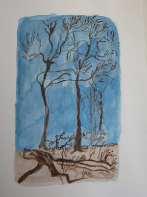 Dezemberstimmung im Park - Salzblatt Annette Schaefer - Array auf - Array - Dezemberstimmung im Park - Salzblatt Annette Schaefer - Array auf - Array -