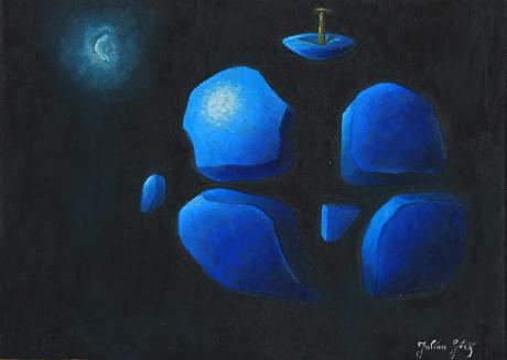 Vom Mondlicht in kubistische Formen gesprengter... - Julían Gick - auf - Array - Array Vom Mondlicht in kubistische Formen gesprengter... - Julían Gick - auf - Array - Array