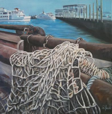 Fischernetze in Neuharlingersiel - Rebecca Henkel - Array auf  -  - 