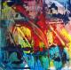 The Song - david hatton -  auf Metall - Abstrakt - ActionPainting
