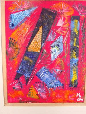 GEBURTSTAG Acrylfarben auf Karton, Netz, L 63 cm - Robert Motter - auf - Array - GEBURTSTAG Acrylfarben auf Karton, Netz, L 63 cm - Robert Motter - auf - Array -