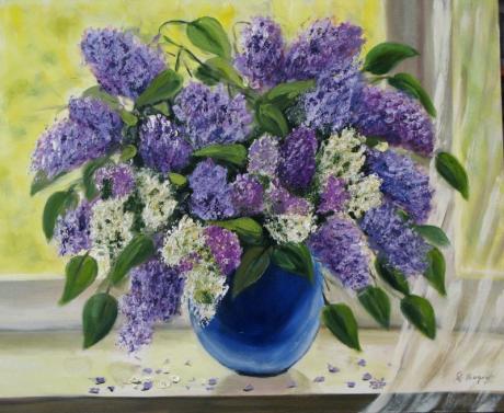 ---Lilacs in a sunny window - Gala Bogiel - Array auf Array - Array - Array ---Lilacs in a sunny window - Gala Bogiel - Array auf Array - Array - Array