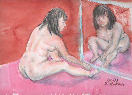 guckst du aus dem Spiegel - frei assoziativ - I. K.-Koch - Array auf Array - Array - Array guckst du aus dem Spiegel - frei assoziativ - I. K.-Koch - Array auf Array - Array - Array