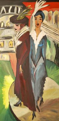 Großstadtfrauen nach Kirchner - Jutta Schröder - Array auf Array - Array - Array Großstadtfrauen nach Kirchner - Jutta Schröder - Array auf Array - Array - Array