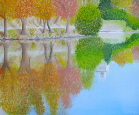 Reflexionen des bunten Herbstes im See - Ivan Varga - Array auf Array - Array - Array Reflexionen des bunten Herbstes im See - Ivan Varga - Array auf Array - Array - Array