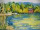 am See - Hanna Herrmann - Aquarell auf Papier - See - 
