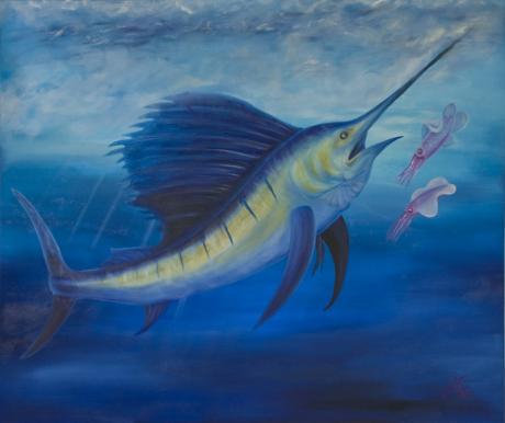 Segelfisch 2, Schwertfisch, Ozean - Jens Eberhardt - Array auf Array - Array - Array Segelfisch 2, Schwertfisch, Ozean - Jens Eberhardt - Array auf Array - Array - Array