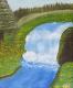 Wasserfall - Michael Schirdewahn - Acryl auf Leinwand - Landschaft - Wasserfall - Michael Schirdewahn - Acryl auf Leinwand - Landschaft -