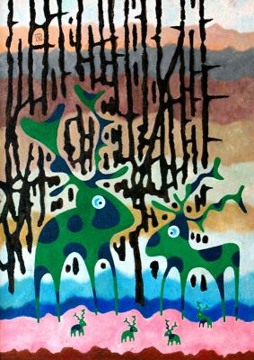 Hirsche im Wald - Hochzeit - Markus Johne - Array auf Array - Array - Array