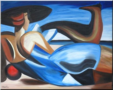 woman with dog - Sabrina Seck - Array auf Array - Array - woman with dog - Sabrina Seck - Array auf Array - Array -