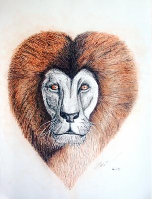 Ein Herz wie ein Löwe / A lion´s heart - Juliane Breit - Array auf Array - Array - Array Ein Herz wie ein Löwe / A lion´s heart - Juliane Breit - Array auf Array - Array - Array