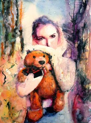 Frau mit Bär - Thomas Müller - Array auf Array - Array - Array Frau mit Bär - Thomas Müller - Array auf Array - Array - Array