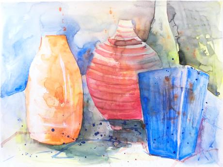 Bunte Vasen - Evelyn Brosche - Array auf Array - Array - Bunte Vasen - Evelyn Brosche - Array auf Array - Array -