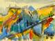 Provence - Wolfgang Stocker - Aquarell auf Papier - Abstrakt-Landschaft - Abstrakt-Expressionismus