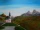 Walfahrtskirche Maria Gern im Herbst - Sandra Sobota - Acryl auf Leinwand - Berge-Wald-Herbst - Walfahrtskirche Maria Gern im Herbst - Sandra Sobota - Acryl auf Leinwand - Berge-Wald-Herbst -