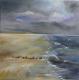 Inseltraum - Christiane Denecke - Ãl auf Leinwand - KÃ¼ste-Himmel-Meer - 