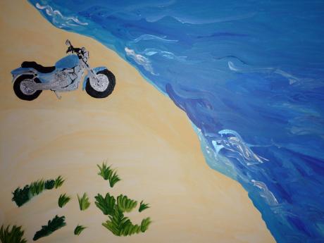Motorrad am Meer - Yvonne Schmied - Array auf Array - Array - Array Motorrad am Meer - Yvonne Schmied - Array auf Array - Array - Array