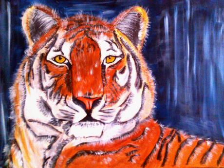 Tiger - Karola Machnicka - Array auf Array - Array - Array Tiger - Karola Machnicka - Array auf Array - Array - Array